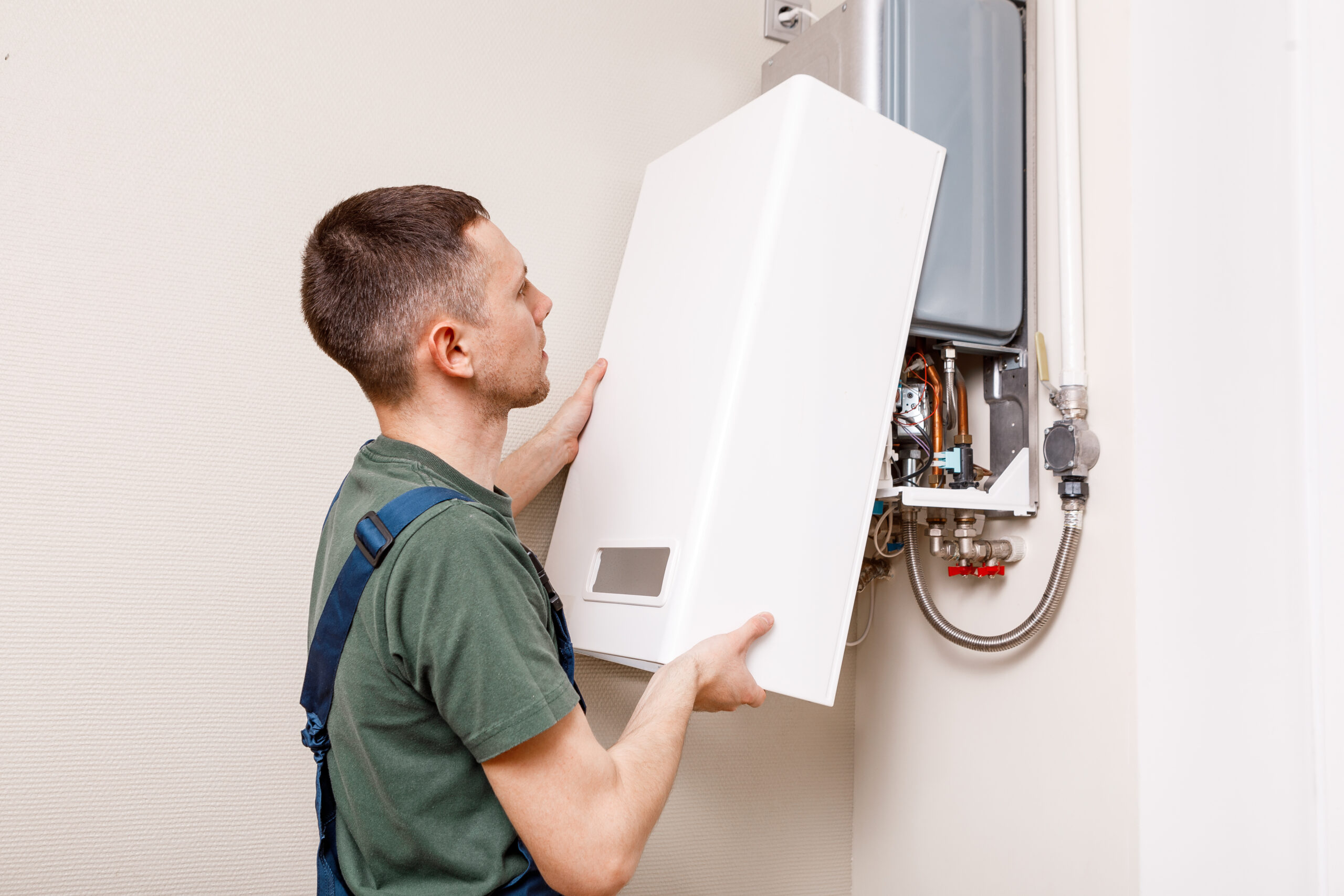 Plumber attaches Trying To Fix the Problem with the Residential